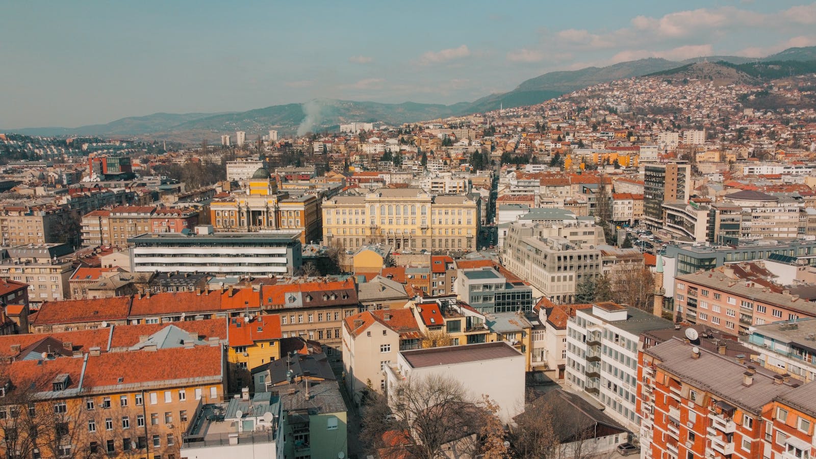 Sarajevo — pogled iz zraka