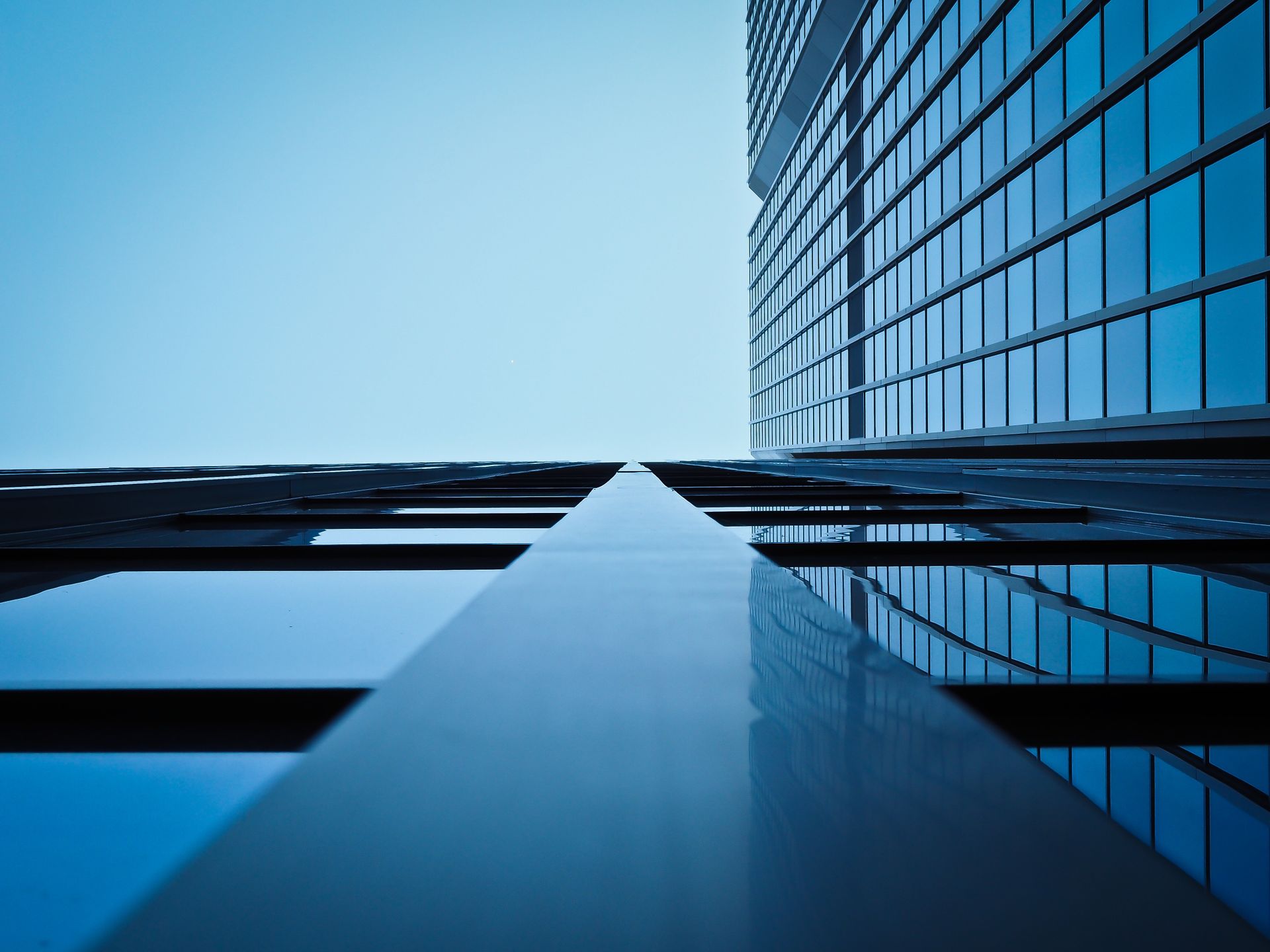 A modern office building — security and trust